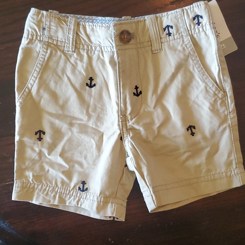 Carter's size 2t anchor khaki shorts